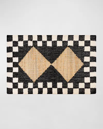 Mackenzie-childs Jute Rug, 2' X 3' In Black