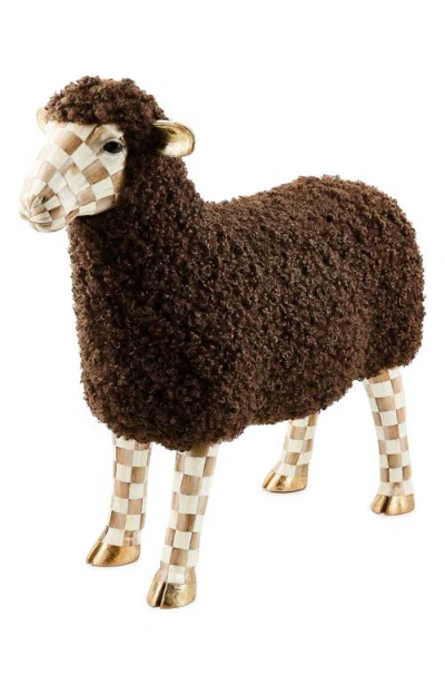 Mackenzie-childs Mackenzie Childs Large Bouclé Sheep In Brown