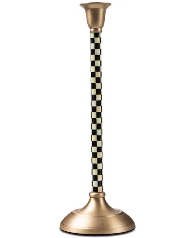 Mackenzie-childs Large Courtly Check Candlestick In No Color