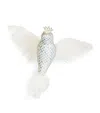 Mackenzie-childs Large Crystal Palace Hummingbird Ornament In White