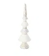 Mackenzie-childs Large Crystal Palace Tabletop Finial In White