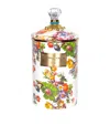 Mackenzie-childs Mackenzie Childs Flower Market Large Enamel Canister In White