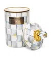 Mackenzie-childs Large Sterling Check Canister