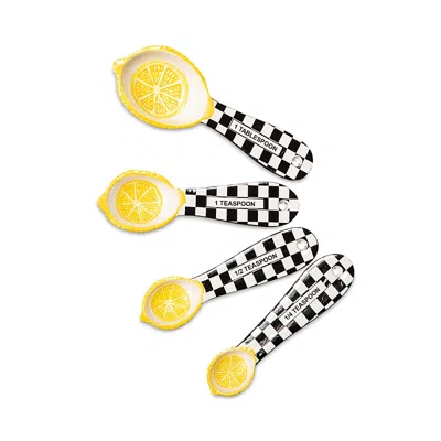 Mackenzie-childs Lemon Measuring Spoons In Multi