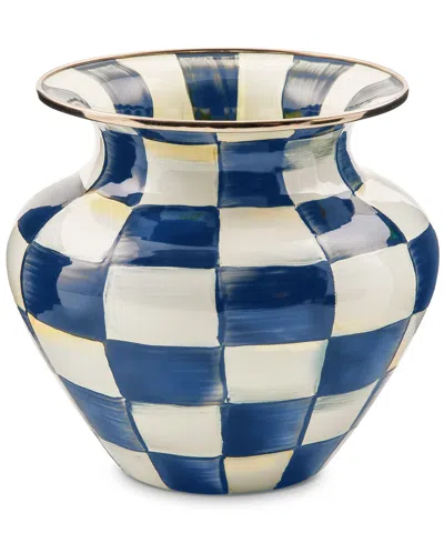 Mackenzie-childs Mackenzie- Childs Royal Check Enamel Large Vase In No Color