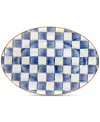 Mackenzie-childs Mackenzie- Childs Royal Check Small Oval Platter In No Color