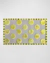 Mackenzie-childs Macro Dot Chartreuse Rug, 2' X 4'
