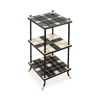 Mackenzie-childs Mad For Plaid 3 Tier Table In Multi