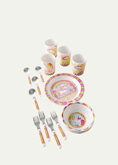 Mackenzie-childs Magical Unicorn 21-piece Picnic Set