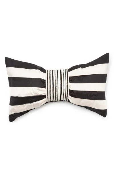 Mackenzie-childs Mackenzie Childs Marquee Bow Accent Pillow In Multi