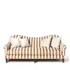 Mackenzie-childs Marquee Stripe Chenille Sofa In Brown Stripe