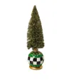 Mackenzie-childs Medium Emerald Luxe Illuminated Bottle Brush Tree In Green