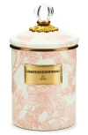Mackenzie-childs Mackenzie Childs Medium Rosy English Canister In Pink