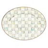Mackenzie-childs Sterling Check Enamel Oval Platter, Large In Multi