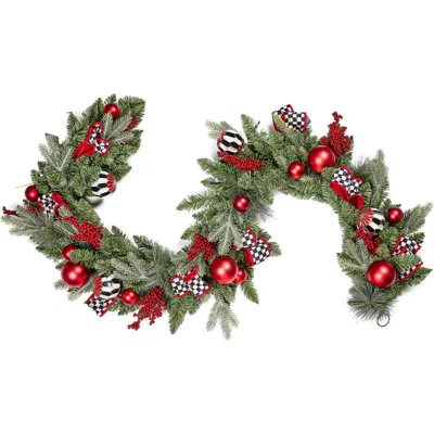 Mackenzie-childs Mackenzie Childs Merry Christmas Illuminated Garland In Multi