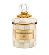 Mackenzie-childs Mocha Check Mini Canister