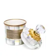 Mackenzie-childs Mini Sterling Check Canister