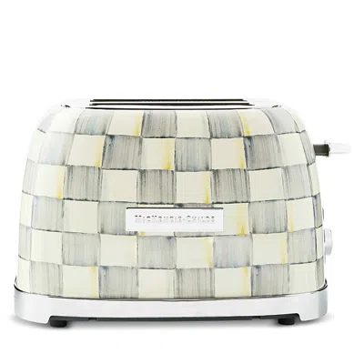 Mackenzie-childs Mocha Check 2 Slice Toaster In Multi