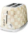 Mackenzie-childs Mocha Check 2-slice Toaster In Multi