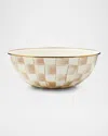 Mackenzie-childs Mocha Check Extra Large Everyday Bowl