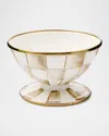 Mackenzie-childs Mocha Check Ice Cream Dish