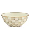 Mackenzie-childs Mocha Check Large Everyday Bowl