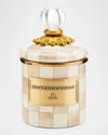 Mackenzie-childs Mocha Check Mini Canister