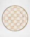 Mackenzie-childs Mocha Check Salad Plate