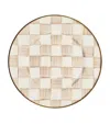 Mackenzie-childs Mocha Check Salad Plate