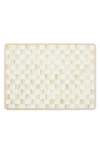 Mackenzie-childs Mackenzie Childs Mocha Check Set Of 4 Placemats In Neutral