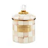 Mackenzie-childs Mocha Check Small Canister