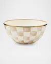 Mackenzie-childs Mocha Check Small Everyday Bowl