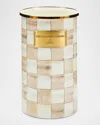 Mackenzie-childs Mocha Check Utensil Holder