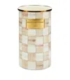 Mackenzie-childs Mocha Check Utensil Holder