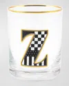 Mackenzie-childs Monogram Tumbler, 14 Oz. In White