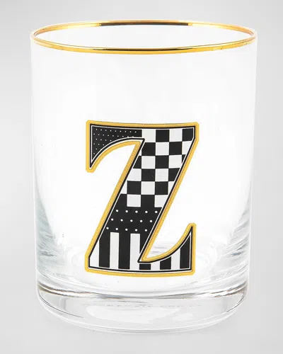 Mackenzie-childs Monogram Tumbler, 14 Oz.