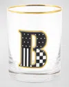 Mackenzie-childs Monogram Tumbler, 14 Oz. In White