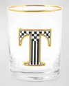 Mackenzie-childs Monogram Tumbler, 14 Oz.