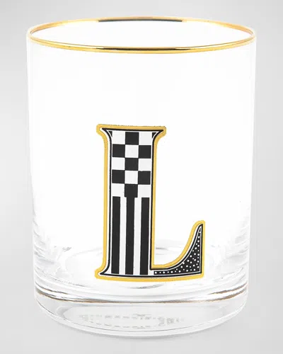 Mackenzie-childs Monogram Tumbler, 14 Oz.