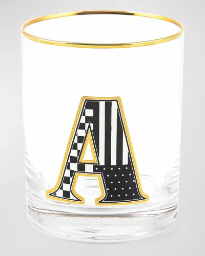 Mackenzie-childs Monogram Tumbler, 14 Oz.