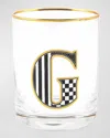 Mackenzie-childs Monogram Tumbler, 14 Oz. In G