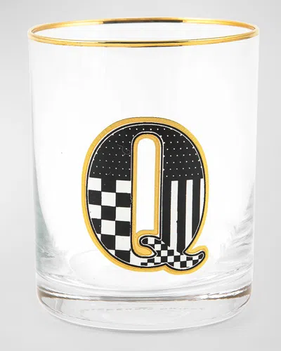 Mackenzie-childs Monogram Tumbler, 14 Oz. In Q