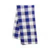 Mackenzie-childs Navy Check Linen Dish Towel