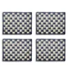 Mackenzie-childs Navy Sinamay Placemats, Set Of 4