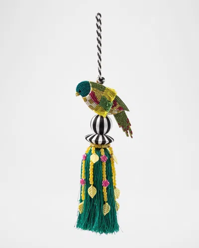 Mackenzie-childs Parakeet Beaded Tassel In Multi
