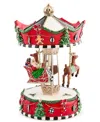 Mackenzie-childs Patience Brewster Dash Away Christmas Carousel In Multi