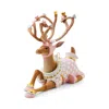 Mackenzie-childs Patience Brewster Dash Away Sitting Cupid Reindeer Christmas Figure