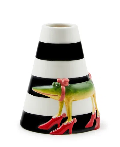 Mackenzie-childs Patience Brewster Gloria Alligator Bud Vase In Multi