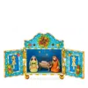Mackenzie-childs Patience Brewster Mini Nativity Retablo In Blue