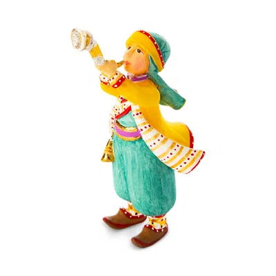 Mackenzie-childs Patience Brewster Mini Nativity Shofar Player In Multi